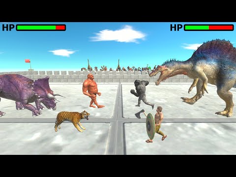 3 vs 3 Tournament On The Building - Animal Revolt Battle Simulator