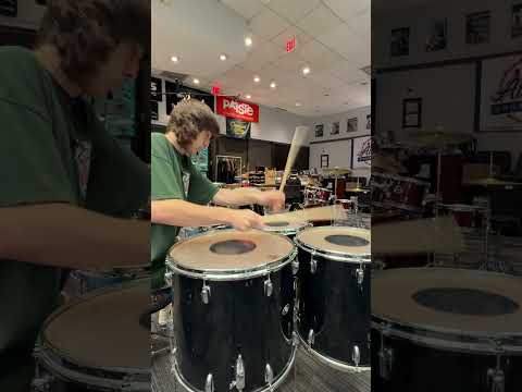 Slingerland 6-Piece Drum Set 1970s - Jet Black image 10
