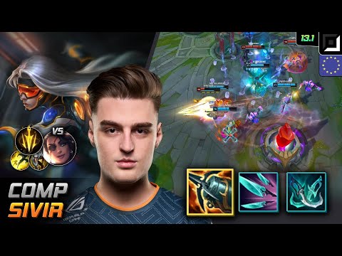 Comp Adc Sivir Build Kraken Slayer Lethal Tempo - Comp Sivir Match Highlight - LOL EUW 13.1