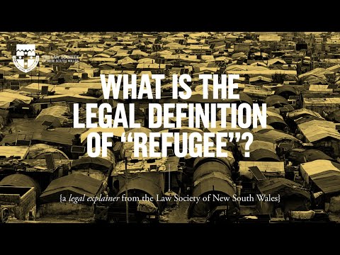 What is the legal definition of "refugee"?