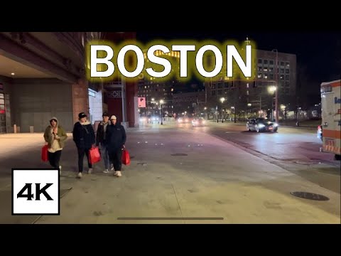 Boston Evening Walk | From South Station to One International Place