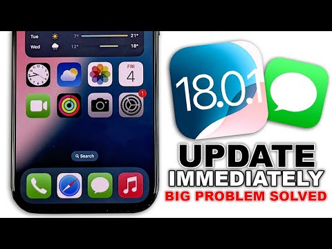iOS 18.0.1 RELEASED - What's New? Big Problem Solved❗️