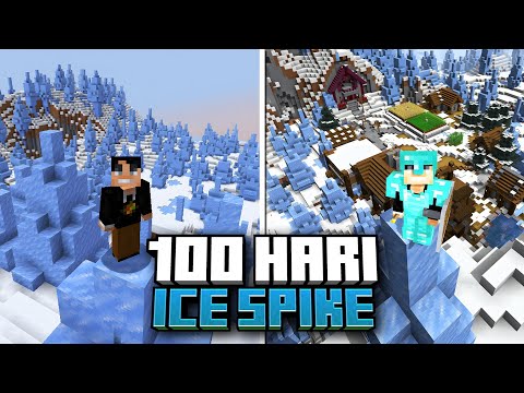 Insane Challenge: Surviving 100 Days with Ice Spike Only in Minecraft