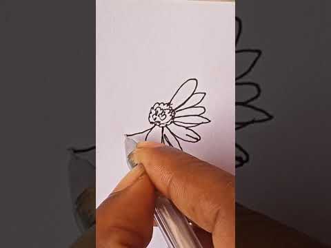 How To Draw Very Easy And Amazing Drawing | Easy Way To Draw Flower #shorts​