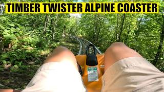 POV Timber Twister Alpine Coaster at Spirit Mountain (Duluth, MN)