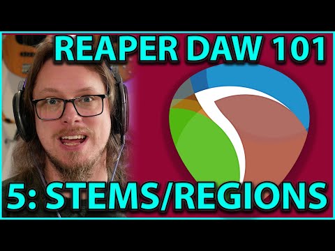 Reaper DAW 101 Part 5:- Stems, Rendering Regions and Time Saving