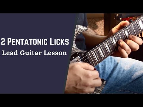 How to Play 2 killer Pentatonic Licks on Guitar - Supercharged Soloing Made Simple w/ Claude Johnson