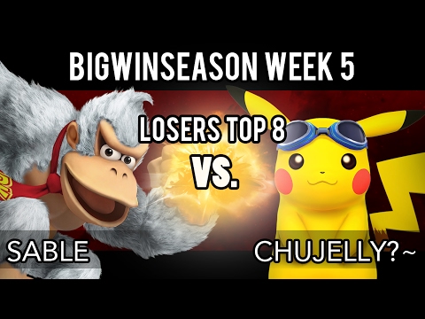 BigWinSeason Week 5 - Losers Top 8 - Sable (Donkey Kong) VS ChuJelly?~ (Falcon, Pikachu)