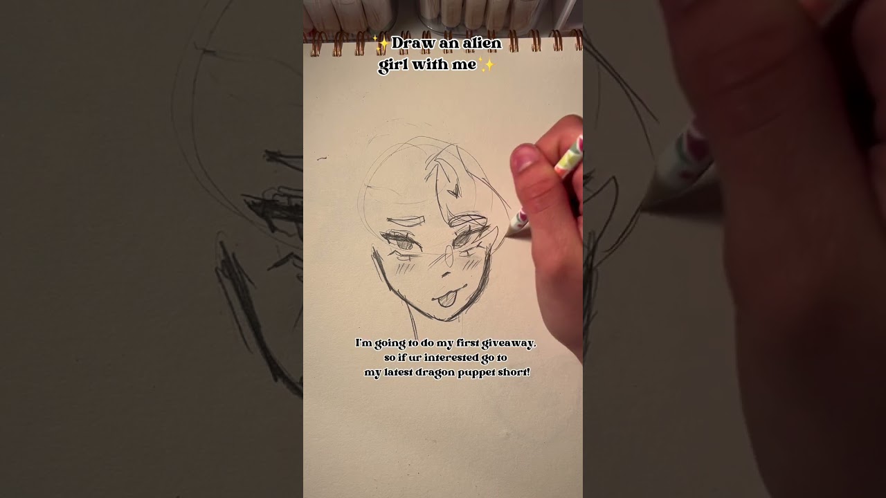 Sketching an alien girlie