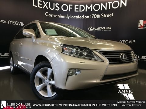 Lexus Certified Pre Owned Gold 2013 Lexus RX 350 AWD Premium Review | Lloyminster Alberta