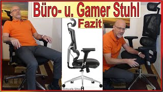 SIHOO M90D Bürostuhl [ 1 Monat Praxis Fazit ] Gaming Stuhl auch für große Gamer - Office Chair Test