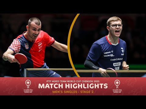 Tomislav Pucar vs Alexis Lebrun | ITTF Mixed Team World Cup 2025 (Stage 2)