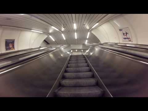 Prague Metro Escalators - Muzeum