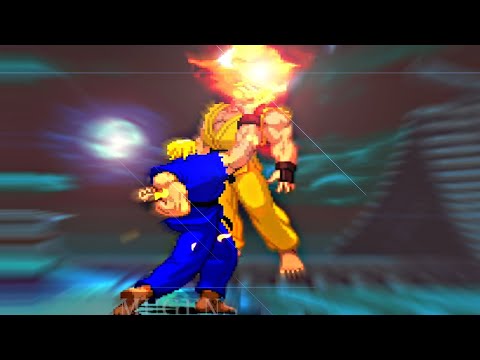 [Street Fighter Mugens] Ken Burn Vs Ken Burn HIGHLY INSANE MATCH