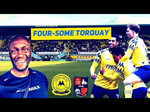 🚨Four WORLDIES As Gulls THRASHED Hampton & Richmond😎Torquay United 4-1 Hampton Match Vlog 