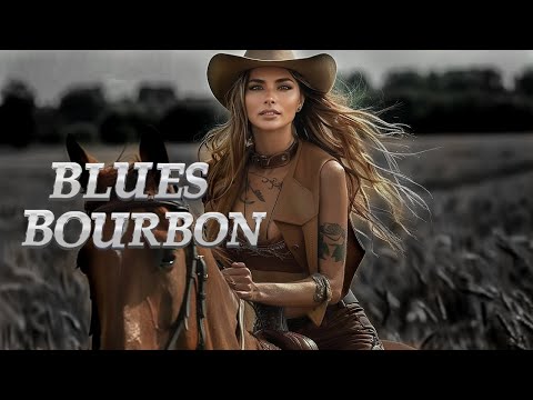 Bourbon Blues - Slow Electric Guitar Blues for relaxing Background | Gentle Blues Music