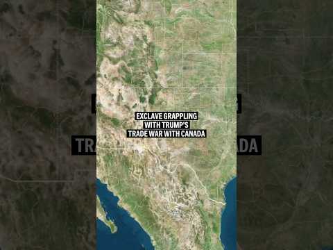 A U.S. oddity at the border struggles with Trump's tariff war with Canada