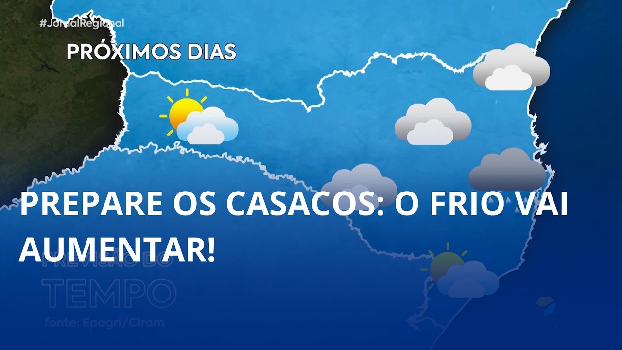 Frio polar chega com força a Santa Catarina