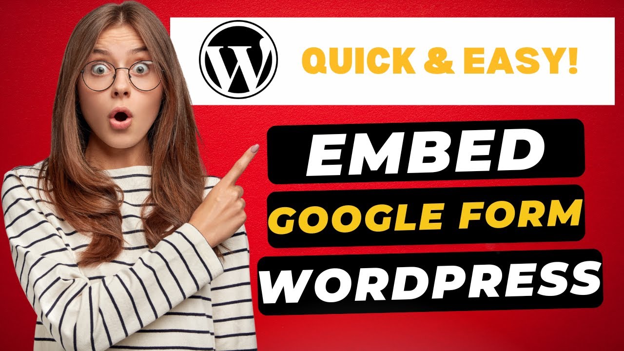 How To Embed Google Form In WordPress 2026 🔥 - (FAST & Easy!)