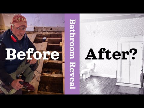 CHATEAU BATHROOM FULL REVEAL - full makeover #Renovation #chateau  #bathroommakeover