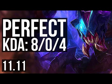 REK'SAI vs RYZE (JUNGLE) | 8/0/4, 600+ games, Legendary | EUW Grandmaster | v11.11