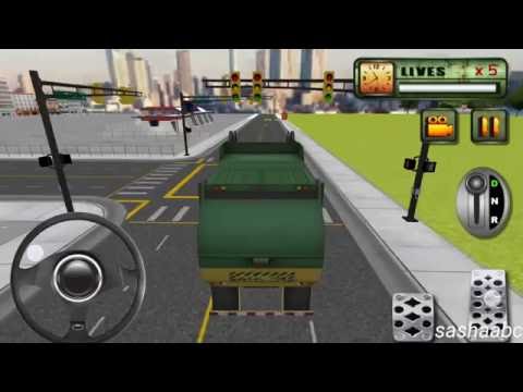 city garbage truck driver 3D обзор игры андроид game rewiew android