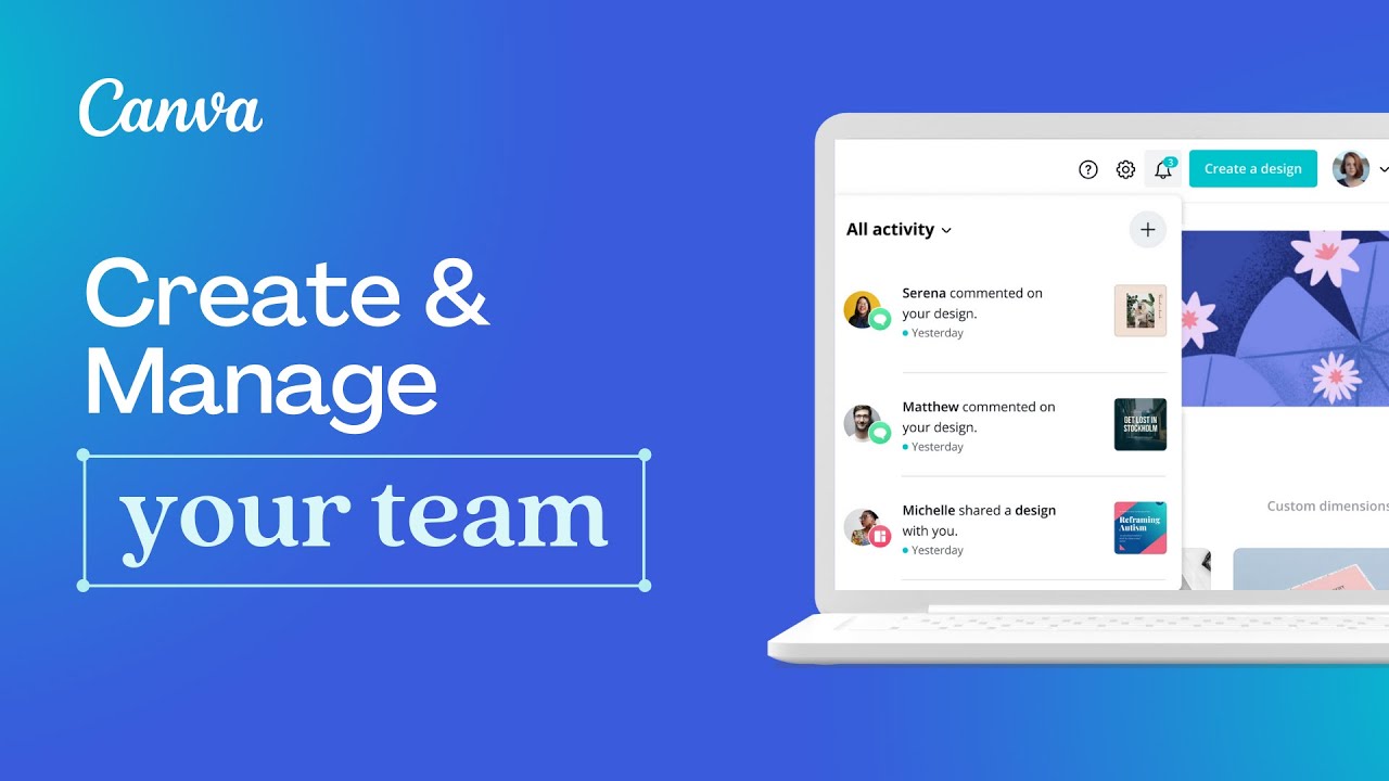 Create and manage your team in Canva | Pro
