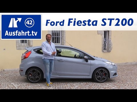 2016 Ford Fiesta ST200 - Fahrbericht der Probefahrt, Test, Review Ausfahrt.tv