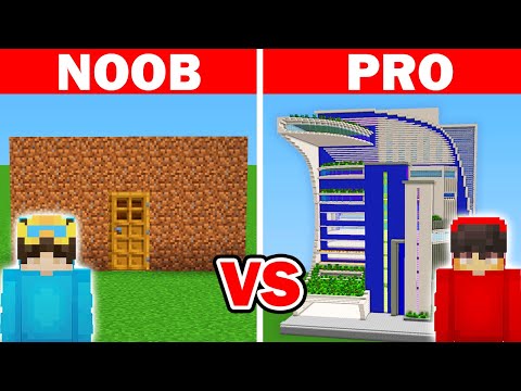 NOOB vs HACKER: I Cheated in a Build Challenge (Minecraft)