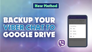 How To Backup Your Viber Chat To Google Drive 2024 | Skill Wave