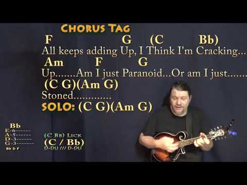 Basket Case (Green Day) Mandolin Cover Lesson in C with Chords/Lyrics
