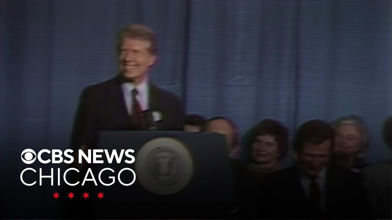 Former President Jimmy Carter visited Chicago before, during, and after time in office