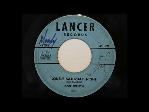 Don French - Lonely Saturday Night (Lancer 104)