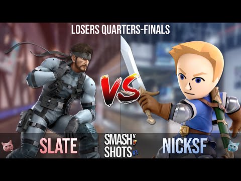 SnS # 01 | Slate (Snake) vs NickSF (Mii Swordfighter) | Losers Quarters | SSBU Ultimate Tournament