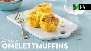 Deilige omelettmuffins