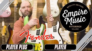 Video thumbnail for Fender Player Plus Vs. Player  - Precision Bass Comparison - EMPIRE MUSIC by Empire Music
