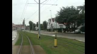preview picture of video 'le tram à Knokke'