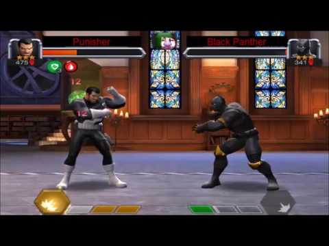 Punisher VS Black Panther MARVEL Contest of Champions
