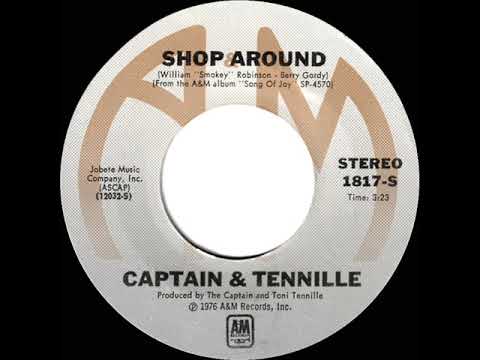 1976 HITS ARCHIVE: Shop Around - Captain & Tennille (stereo 45--#1 A/C)