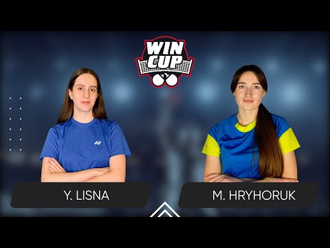 13:30 Yaroslava Lisna - Mariana Hryhoruk 28.07.2025 WINCUP Women Professional. TABLE 1