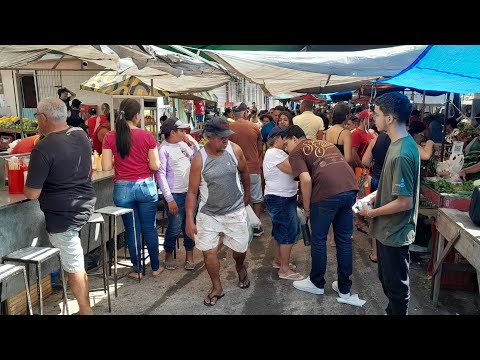 Feira livre em Vertentes Pernambuco realizada todos os sábados. 07/03/2026