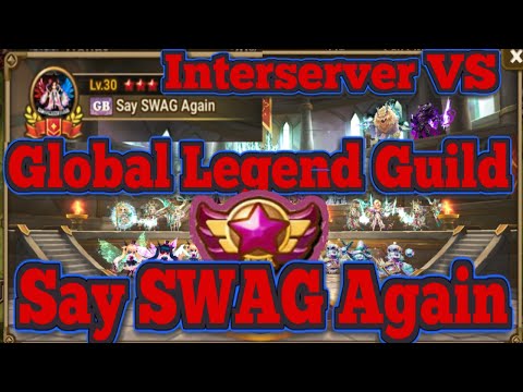 Showcasing my new Favorite! - Interserver VS Legend Guild Say Swag Again,  Team! - Summoners War