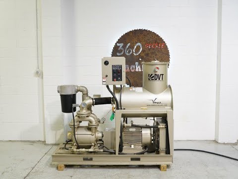 LOW HOUR DEKKER 25 HP LIQUID RING VACUUM PUMP