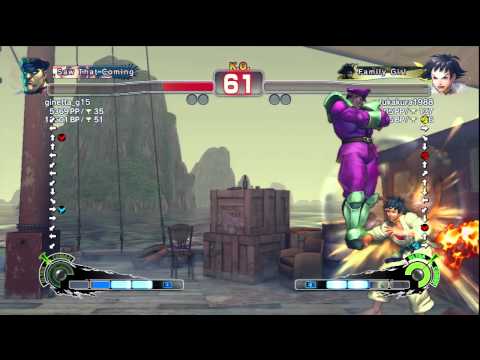 ginetta_g15 [M. Bison] vs. tukakura1988 [Makoto] | 2 of 2 Ranked Matches | SSF4 AE