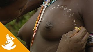 Body painting in the Surma tribes