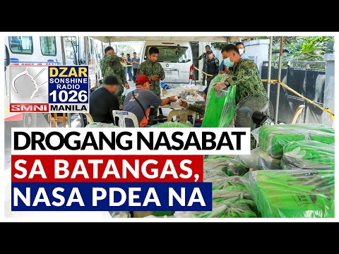 P9.6-B halaga ng iligal na droga na nasabat sa Batangas, nasa PDEA na