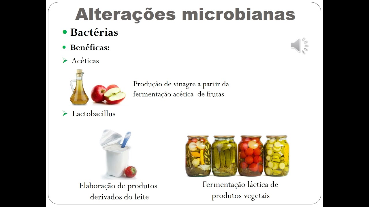 Vídeo aula: Causas de alterações nos alimentos