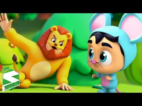 Il leone e il topo storie per bambini | Fai finta e gioca | Kids Tv Italiano | Cartoni animati
