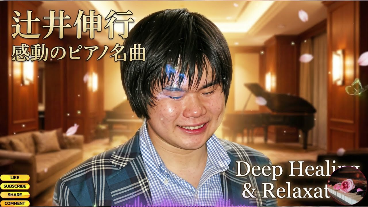 最高の癒しピアノ 辻井伸行 ❀ 究極のリラックスBGM   Healing Music 🌿 Calms the Mind & Promotes Sleep