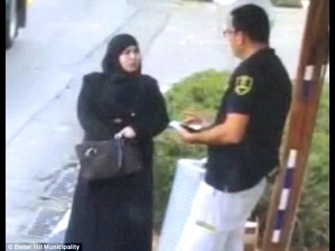 Click to Watch the The moment Palestinian woman stabs unsuspecting Israeli guard - This is happening every day (FULL VIDEO) video